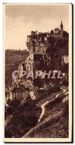 Cartes postales Rocamadour vu du Chemin de l'Hospitalet