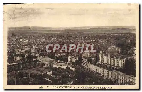 Cartes postales Royat Thermal et Clermont Ferrand