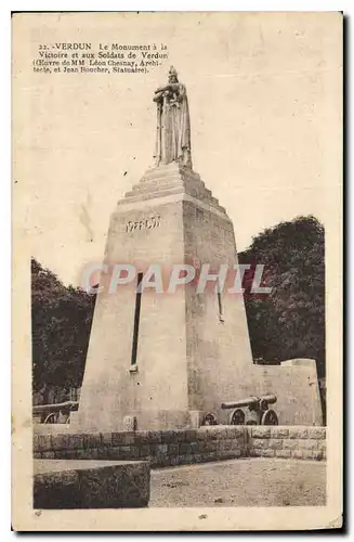 Ansichtskarte AK Verdun Le Monument a la Victoire et aux Soldats de Verdun