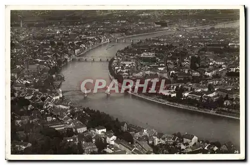 Cartes postales Serie Fliegeraufnahmen Die vier Rheinbrucken