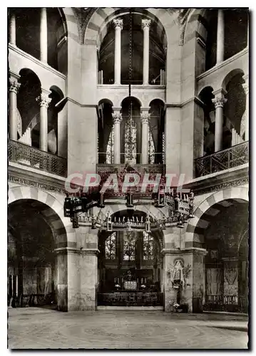 Cartes postales Bad Aachen Dom Octagon mit Gnadenbild und Kronlouchter