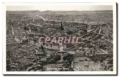 Cartes postales Panorama von Wien
