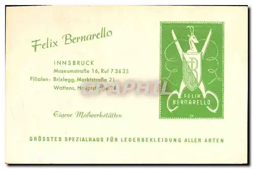Cartes postales Felix Bernarello Innsbruck