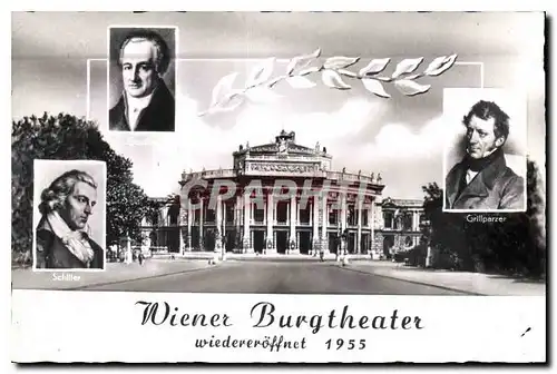 Cartes postales Wiener Burgtheater wiedereroffnet 1955