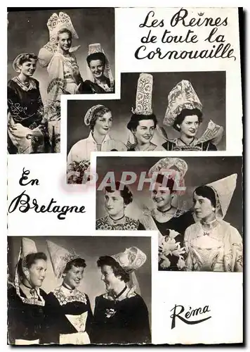 Ansichtskarte AK Les Reines de toute la Cornouavaille En Bretagne Rema