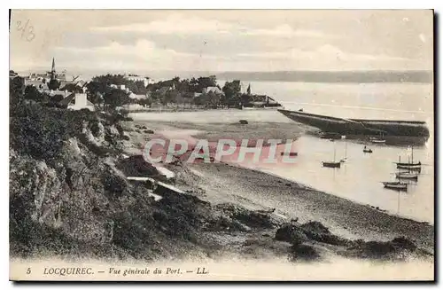 Ansichtskarte AK Locquirec Vue generale du Port