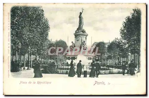 Cartes postales Place de la Republique Paris