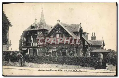 Cartes postales Villers sur Mer Villa Normande