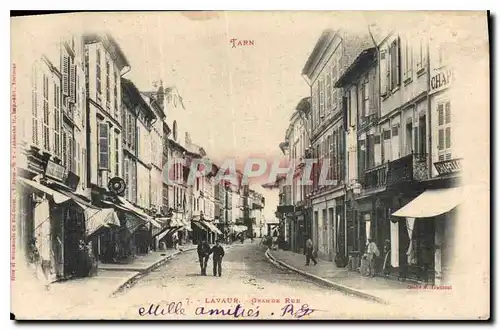 Cartes postales Tarn Lavaur Grande Rue