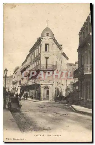 Cartes postales Castres Rue Gambetta