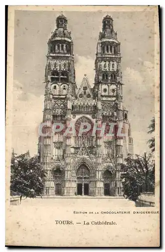 Cartes postales Tours La Cathedrale