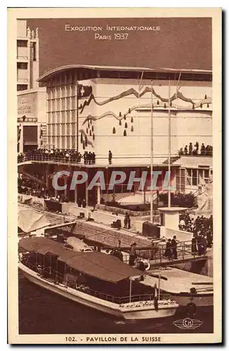 Cartes postales Exposition Internationale Paris 1937 Pavillon de la Suisse