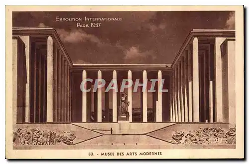 Cartes postales Exposition Internationale Paris 1937 Musee des Arts Modernes