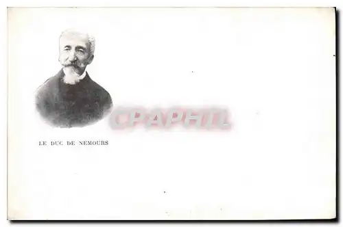 Cartes postales Le Duc de Nemours