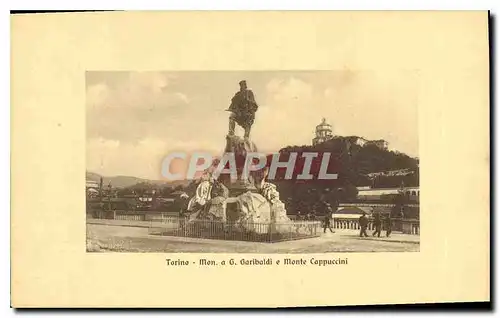 Cartes postales Torino Mon a G Garbaldi e Monte Cappuccini