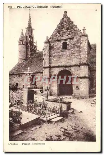 Cartes postales Plouet Guerrand Finistere L'Eglse Porche Renaissance