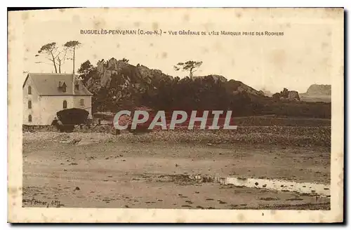 Cartes postales Bugueles Penvenan C du N Vue Generale de vile Marqier prise des Rochers