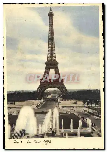 Cartes postales Pars La Tour Eiffel