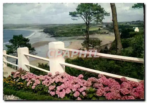 Cartes postales La Cote Bretonne et les Fleurs