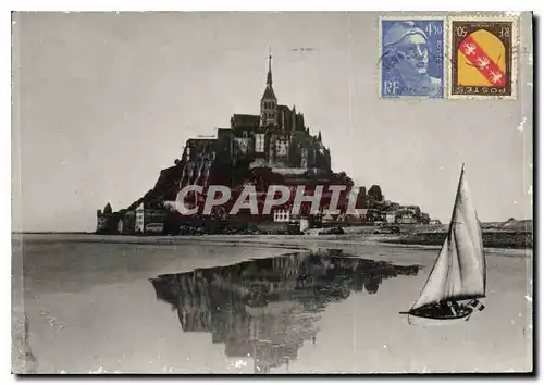 Cartes postales Mont Saint Michel Marche Vue generale