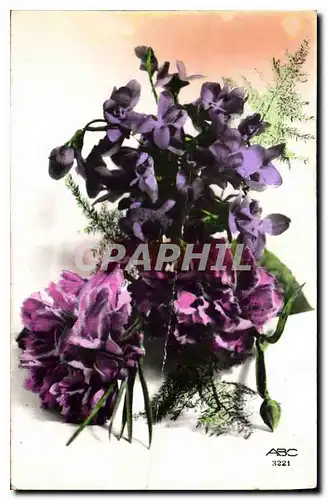 Cartes postales Fantaisie Fleurs