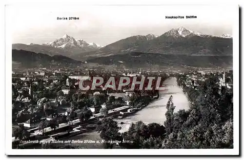 Cartes postales moderne Innsbruck gegen Suden mit Series 2710m u Nockspitze 2406m