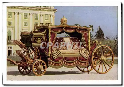 Cartes postales moderne Wien Kunsthistorisches Museum Wagenburg in Schonbrunn Roter Leichenwagen des Wiener Hofes