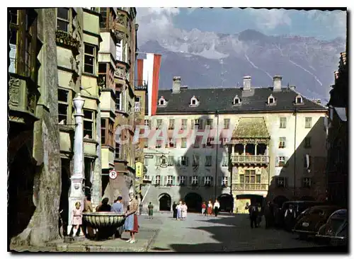 Cartes postales moderne Innsbruck Herzog Friedrich Strabe mit Stadtturm und Goldenem Dachl