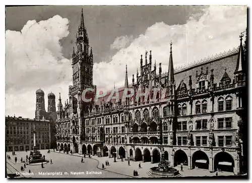 Cartes postales moderne  Munchen Marienplatz m Neuem Rathaus