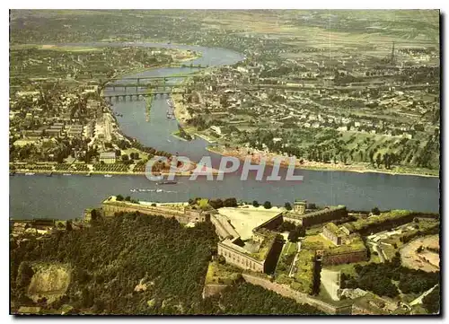 Moderne Karte  Koblenz am Rhein