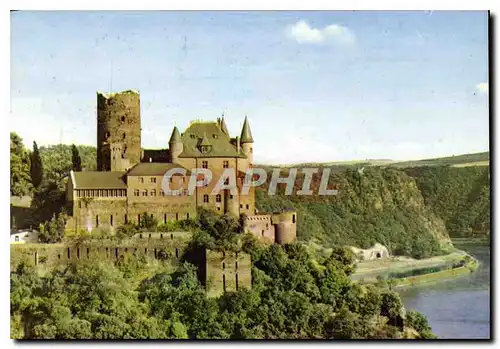 Cartes postales moderne St Goarshausen am Rhein Burg Katz mit Loreley