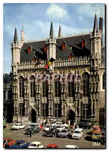 Cartes postales moderne Brugge Stadhuis Bruges Hotel de Ville