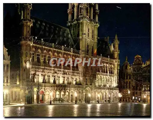 Cartes postales moderne Bruxelles Brussel Grand'Place Hotel de Vile