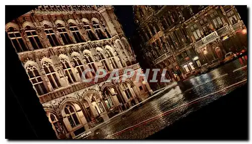 Cartes postales moderne Bruxelles Grand'Place la nuit