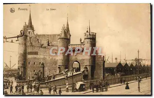 Cartes postales Anvers La Steen