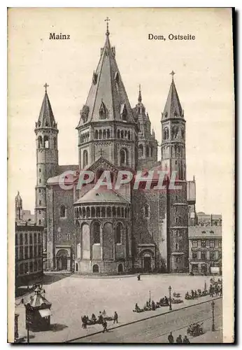 Cartes postales Mainz Dom  Ostseite