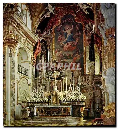 Cartes postales moderne Stiftskirche Maria Einsiedeln Hochaltar