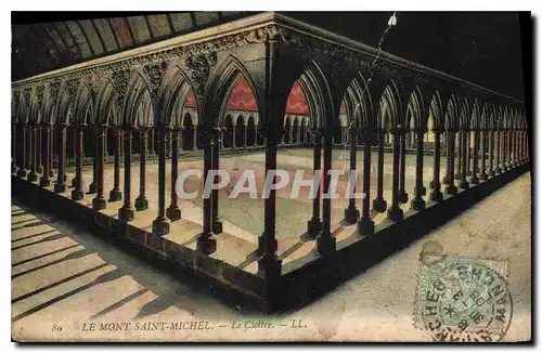Cartes postales Le Mont Saint Michel Le Cloitre