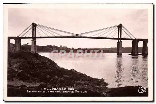 Ansichtskarte AK Lezardrieux Le Pont Suspendu sur Le Trieux