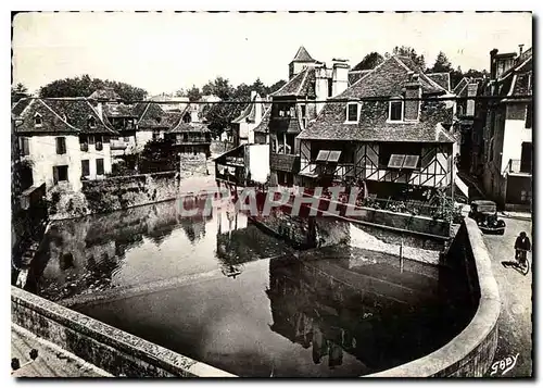 Cartes postales moderne Salies de Bearn Pont de la Lune et vieilles maisons