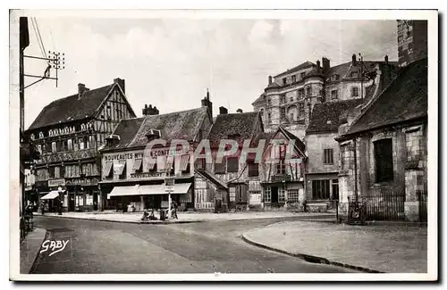 Cartes postales moderne Gaillon Eure Vieilles maisons normandes et l'ancien chateau