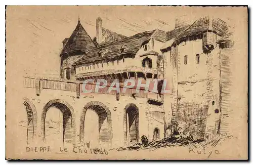 Cartes postales Dieppe Le Chateau