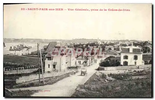 Cartes postales Saint Pair sus Mer Vue Generale prise de la Grace le Dieu