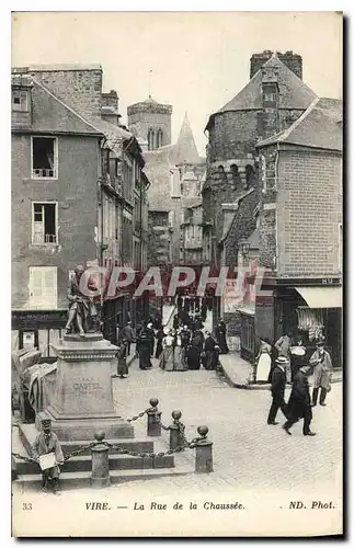 Cartes postales Vire La Rue de la Chaussee