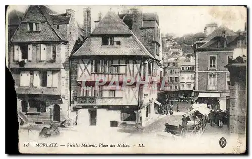 Cartes postales Morlaix Vieilles Maissons Place des Halles