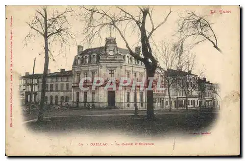 Cartes postales Gaillac La Caisse d'Espargne