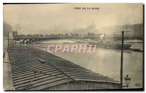 Cartes postales Crue de la Seine Paris