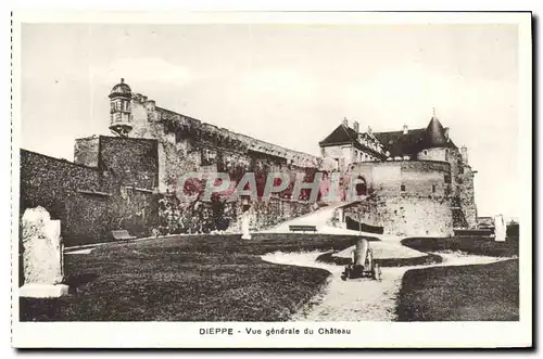 Cartes postales Dieppe Vue generale du Chateau