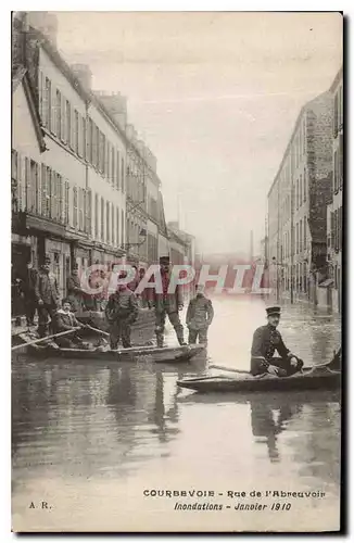 Cartes postales Courbevoie Rue de l'Abreauvoir