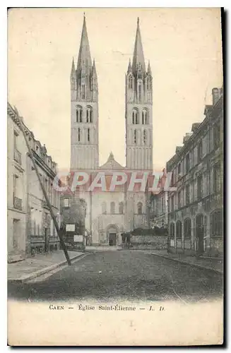 Cartes postales Caen Eglise Saint Etienne